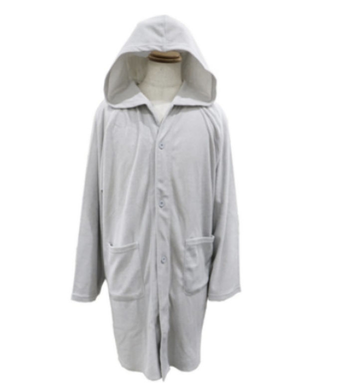 パーカーパイルトリコットライトグレー